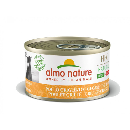 Almo Nature papildbarība ar grillētu vistu suņiem 95g | Multum