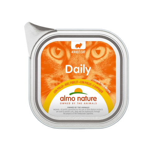 Almo Nature pilnvērtīga barība ar vistas gaļu kaķiem 100g | Multum