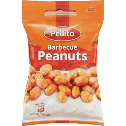 Pellito zemesrieksti ar barbekjū garšu 50g | Multum