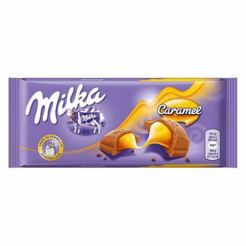 Milka Caramel šokolāde ar karameli 100g | Multum