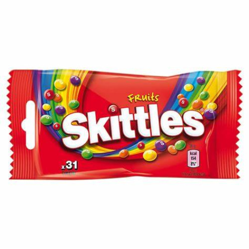 Skittles Fruits dražejas ar augļu garšu 38g | Multum