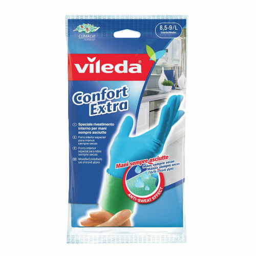 Vileda Comfort mājsaimniecības cimdi (gumijas) L izmērs | Multum