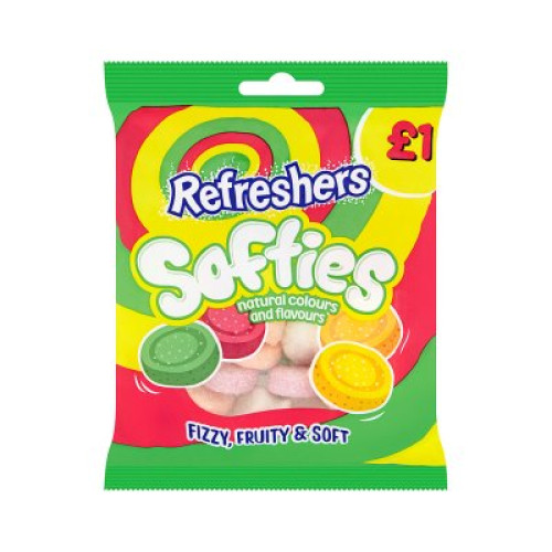 Barratt Refreshers Softies želejas konfektes 120g | Multum