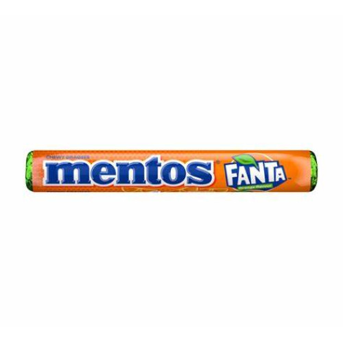 Mentos Fanta dražejas ar apelsīnu garšu 37.5g | Multum