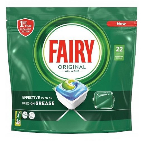 Fairy Original trauku mazgāšanas tabletes 22x | Multum