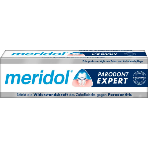 Meridol zobu pasta pret smaganu asiņošanu un periodontītu 75ml | Multum