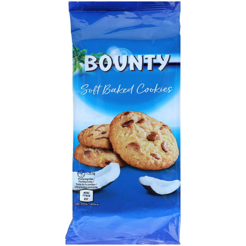 Bounty cepumi ar kokosriekstu garšu un sokolādes gabaliņiem 180g | Multum