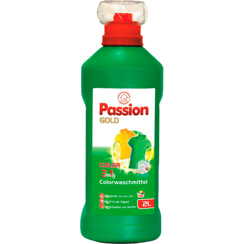 PASSION Gold veļas mazgāšanas želejai krāsainai veļai (55) 2L | Multum