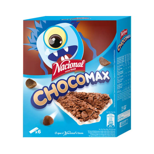 Nacional Chocomax brokastu pārslu batoniņi 6x21g | Multum