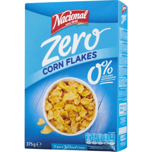 Nacional kukurūzas pārslas bez pievienota cukura 375g | Multum