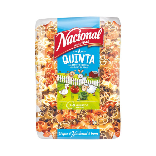 Nacional makaroni ar tomātu un spinātu garšu 500g | Multum
