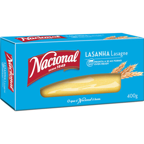 Nacional augstas kvalitātes makaronu plāksnes lazanjas pagatavošanai 400g | Multum