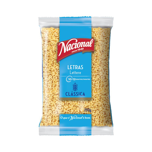 Nacional Lettere augstākās kvalitātes makaroni 250g | Multum