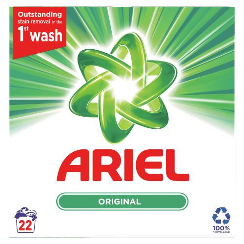 Ariel Universal veļas pulveris 1.43kg 22x | Multum