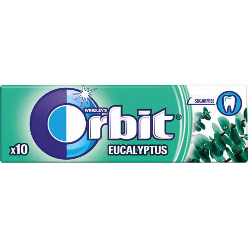 Orbit košļājamā gumija ar eikaliptu 14g | Multum