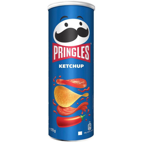 Pringles Ketchup čipsi ar kečupa garšu 165g | Multum