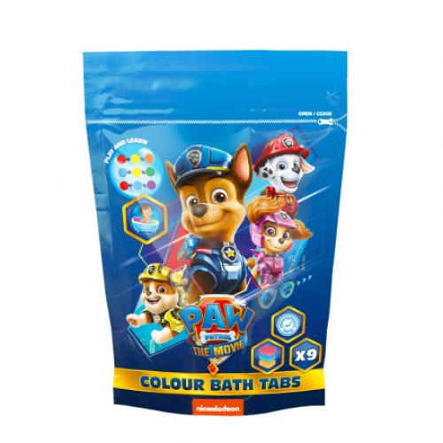 Paw Patrol ūdeni krāsojošas tabletes 9gab, 144g | Multum