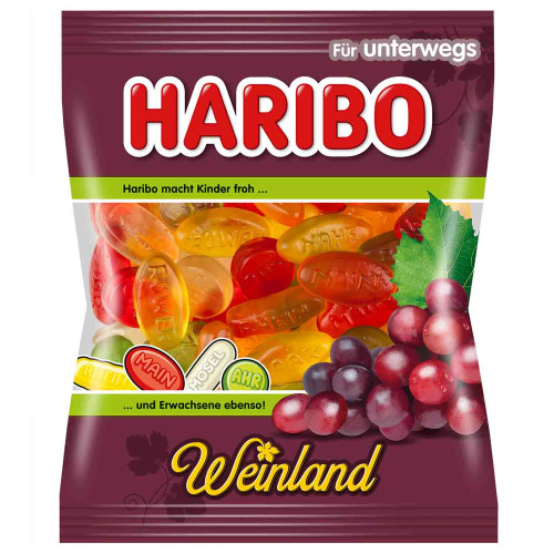 Haribo Weinland želejas konfektes 175g | Multum