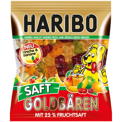 Haribo Saft-Golbaren želejas konfektes 160g | Multum