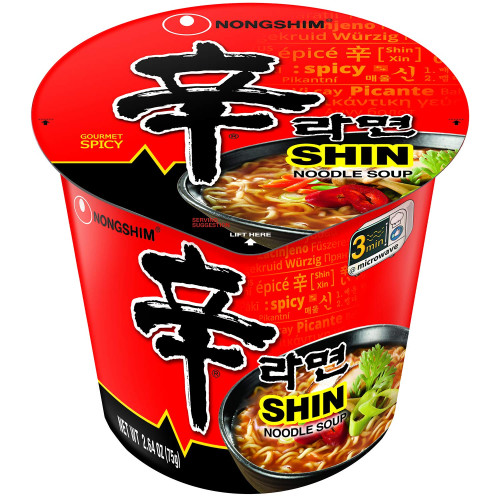 Nongshim Shin ātri pagatavojama nūdeļu zupa, asa 68g | Multum