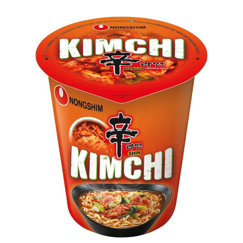 Nongshim ātri pagatavojama nūdeļu zupa ar kimči garšu 75g | Multum