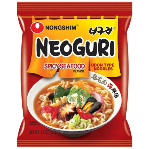 Nongshim ātri pagatavojama nūdeļu zupa ar jūras veltēm, asa 120g | Multum