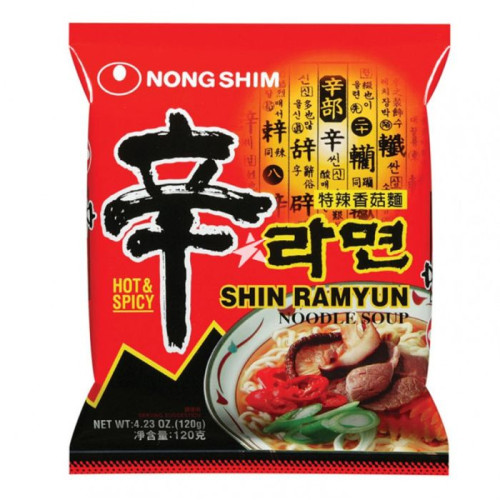 Nongshim Shin ātri pagatavojama nūdeļu zupa 120g | Multum
