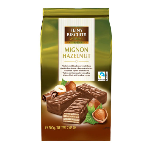 Feiny Biscuits vafeles ar lazdu riekstu krēma pildījumu 200g | Multum