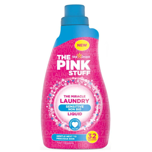 THE PINK STUFF Non Bio veļas mazgāšanas līdzeklis jutīgai ādai 960ml | Multum