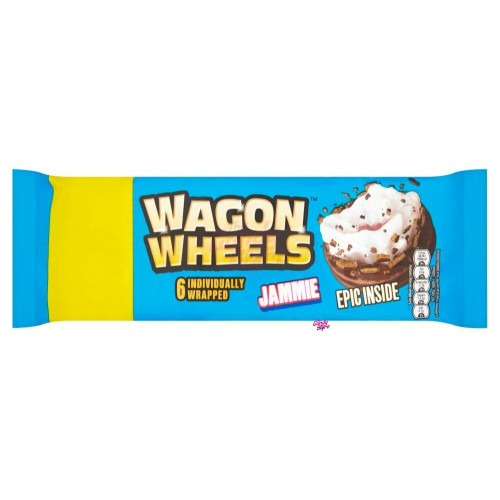 Wagon Wheels cepumi ar džema pildījumu 6gab | Multum