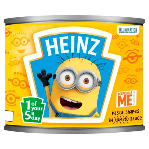Heinz Despicable Me Minions makaroni tomātu mērcē 205g | Multum
