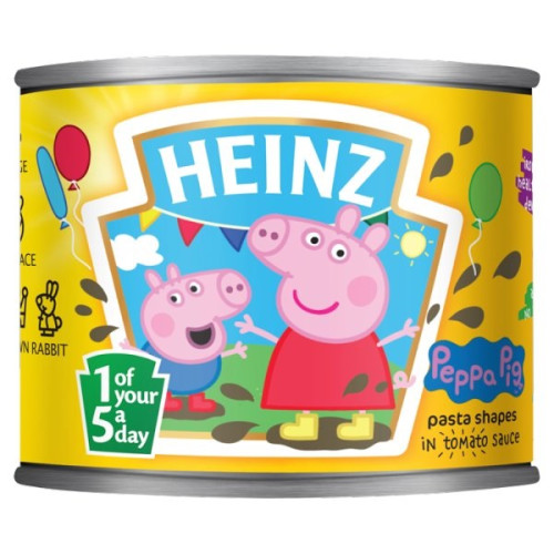 Heinz Peppa Pig makaroni tomātu mērcē 205g | Multum