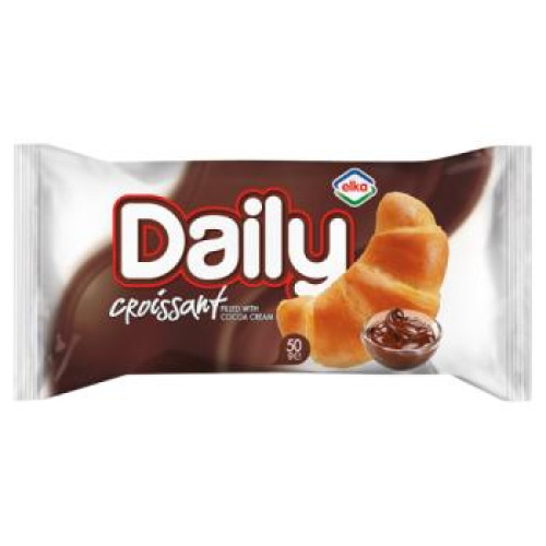 Elka Daily kruasāns ar kakao krēma pildījumu 50g | Multum
