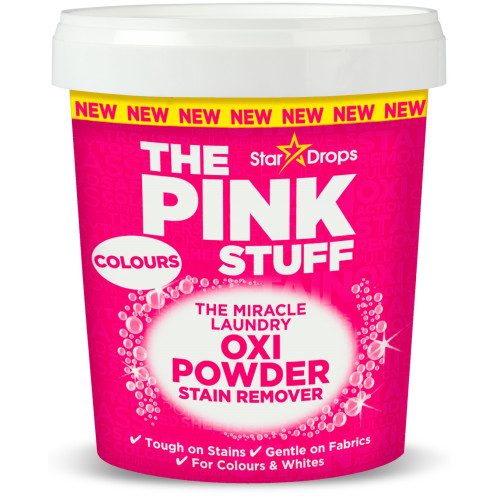 Pink Stuff pulveris traipu tīrīšanai krāsainai veļai 1kg | Multum