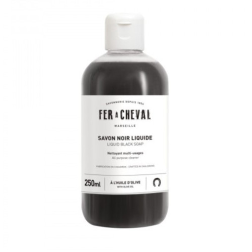 Fer A Cheval universāls tīrīšanas līdzeklis - melnās ziepes ar olīveļļu 250ml | Multum