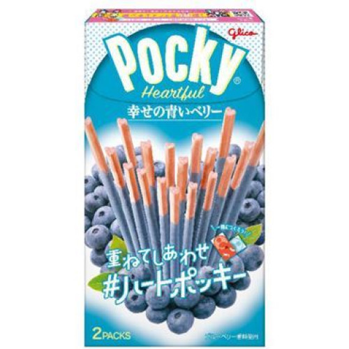 Pocky cepumu nūjiņas ar melleņu garšas krēma pārklājumu 54.6g | Multum