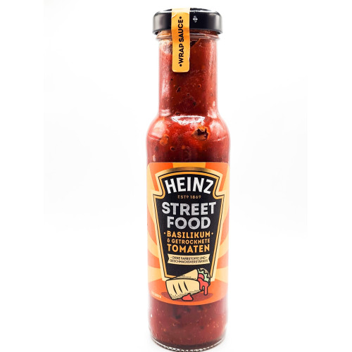 Heinz Street Food saulē kaltētu tomātu mērce ar baziliku 235ml | Multum