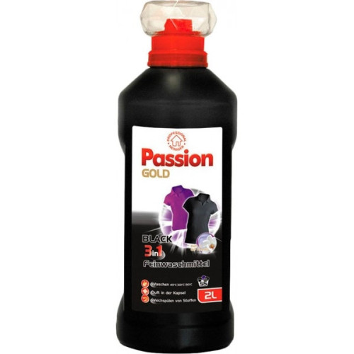 PASSION 3in1 veļas mazgāšanas želeja tumšai veļai (55) 2L | Multum