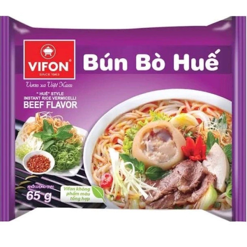 Vifon "Hue" stila Vermicelli nūdeles ar liellopu garšu 65g | Multum