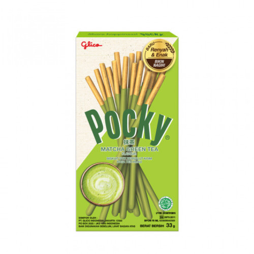 Pocky cepumu nūjiņas ar matčas garšas pārklājumu 33g | Multum