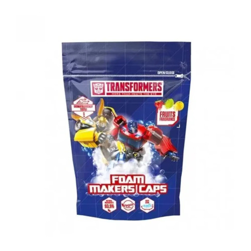 Transformers putu veidojošas kapsulas ar augļu aromātiem vannai 6gab 120g | Multum