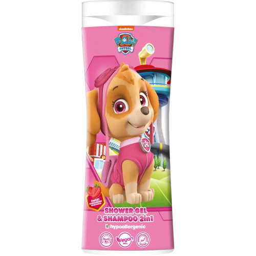 Paw Patrol dušas želeja - šampūns ar zemeņu smaržu 300ml | Multum