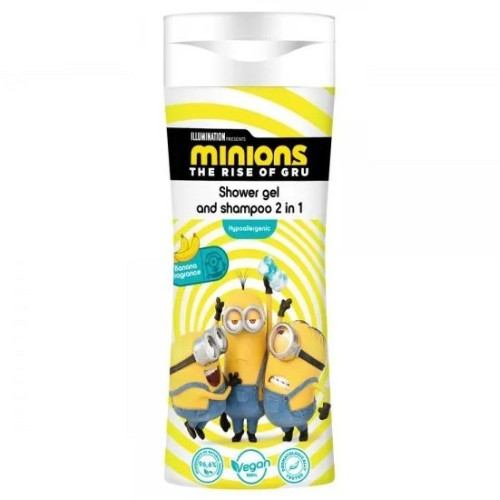 Minions 2in1 dušas želeja - šampūns ar banānu smaržu 300ml | Multum