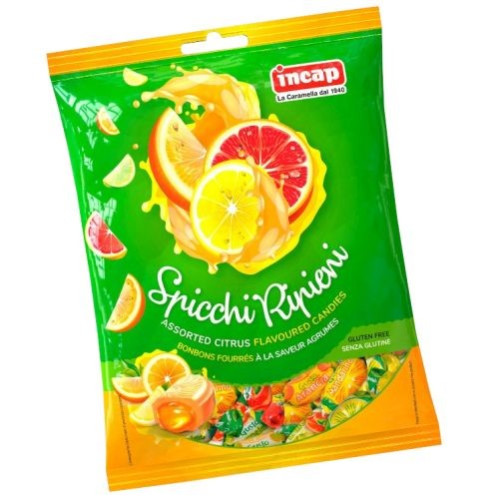 Incap ledenes ar citrusaugļu garšu un pildījumu 200g | Multum