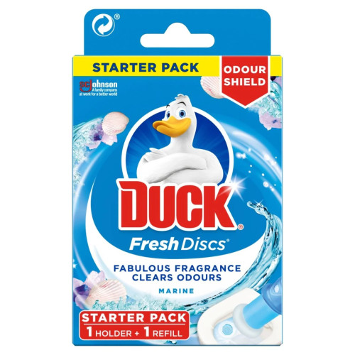 Duck tualetes skalošanas līdzeklis - želeja ar aplikatoru, ūdens svaiguma aromāts (STARTA KOMPLEKTS) 36ml | Multum