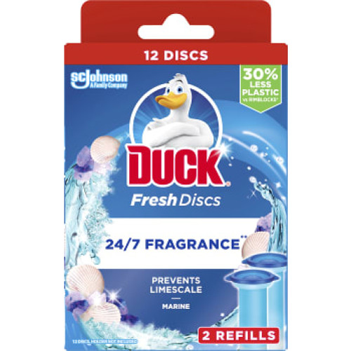 Duck tualetes skalošanas līdzeklis - želeja ar ūdens svaiguma aromātu (REZERVE), 2x36ml | Multum