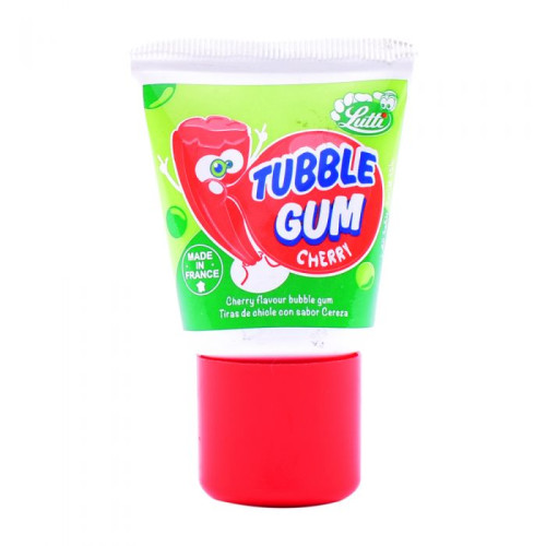 Lutti Tubble košlājamā gumija ar ķiršu garšu tulbiņā 35g | Multum