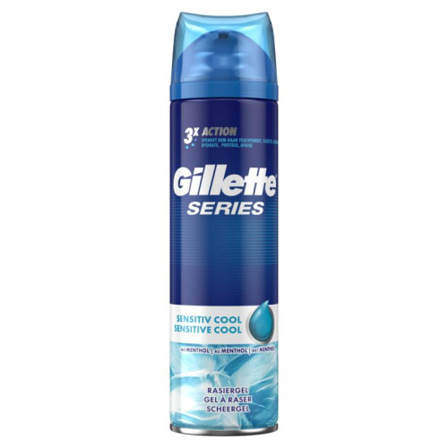 Gillette Sensitive Cool atsvaidzinoša skūšanās želeja 200ml | Multum