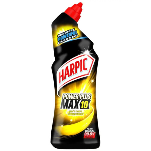 Harpic MAX10 tualetes skalošanas līdzeklis ar citronu smaržu 750ml | Multum