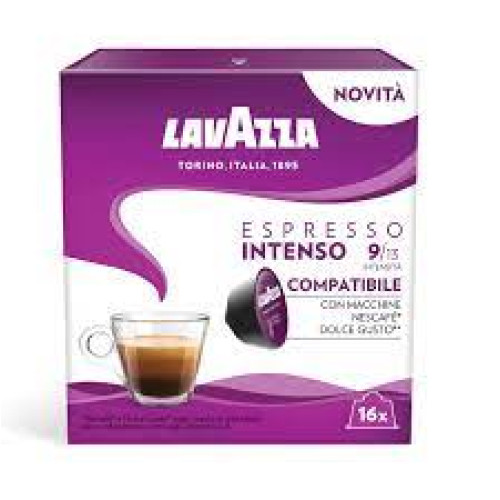 Lavazza Espresso Intenso Dolce Gusto kafijas kapsulas (16) 128g | Multum